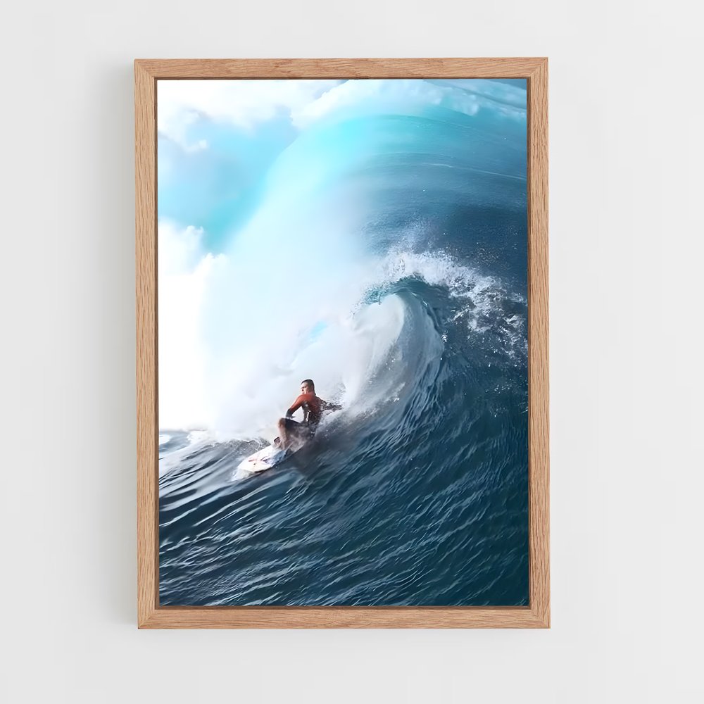 Poster Pipeline bodyboarding (vue 4)
